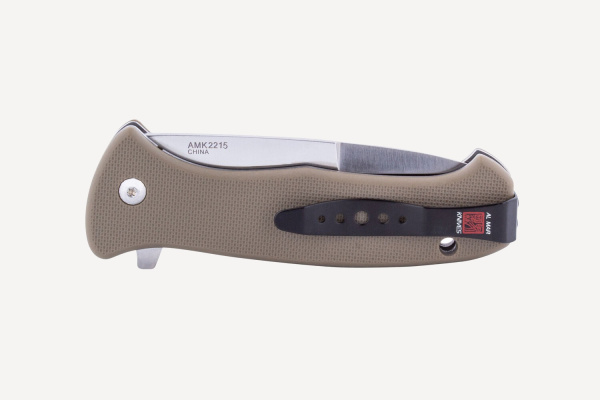 Нож складной AL MAR S.E.R.E. 2020 G 3,6" Combo (Coyote G10; клинок: сталь D2)